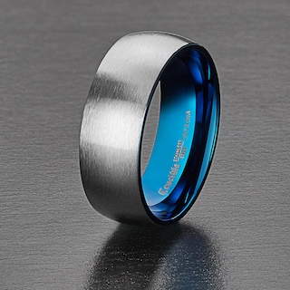 Foto 5 | Foto 5 | Anillo West Coast Jewelry De Acero Inoxidable Cepillado En Dos Tonos - Venta Internacional.