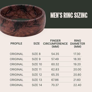 Foto 5 | Foto 5 | Anillo De Silicona Groove Life Nomad Redwood Para Hombre, Talla 10 - Venta Internacional.