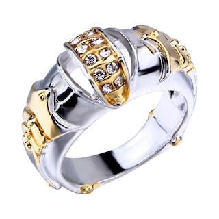 Foto 1 | Foto 1 | Anillo Huoguo Gold Fish Mouth De Dos Tonos Para Hombre - Venta Internacional.