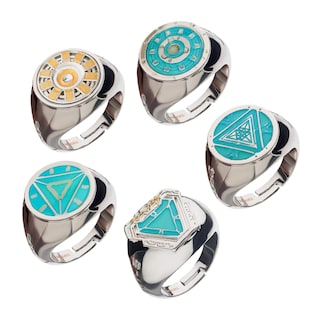 Foto 1 | Foto 1 | Juego De Anillos Iron Man Arc Reactor Ajustable Juego En Caja De 5 Anillos - Venta Internacional.