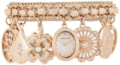 Foto 3 | Foto 3 | Pulsera con Reloj Anne Klein en Tono Oro Rosa y Detalles de Cristal - Venta Internacional