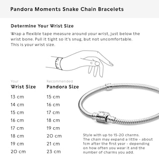 Foto 5 | Foto 5 | Pulsera Pandora Moments en Forma de Serpiente Plateada 20 cm - Venta Internacional