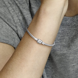 Foto 7 | Foto 7 | Pulsera Pandora Moments en Forma de Serpiente Plateada 20 cm - Venta Internacional