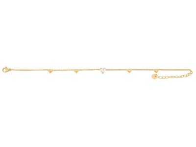 Foto 1 | Foto 1 | Tobillera De Acero Inoxidable Joyas Plafer 1489p-p Dorada.