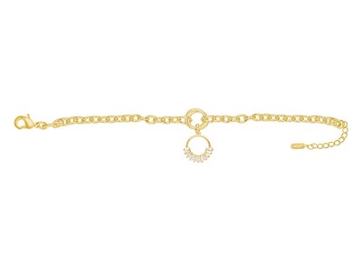 Foto 1 | Foto 1 | Pulsera De Chapa De Oro 18k Joyas Plafer 2110p-ch Dorada.