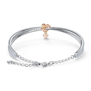 Foto 2 | Foto 2 | Brazalete Con Forma De Corazón De Swarovski Para Toda La Vida Con Piedras Transparentes - Venta Internacional.