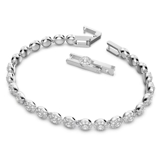 Foto 2 | Foto 2 | Pulsera De Tenis Swarovski Una Angelic Con Cristales Transparentes - Venta Internacional.