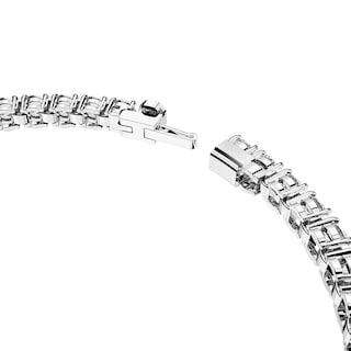 Foto 3 | Foto 3 | Pulsera De Tenis Swarovski Matrix Con Piedras Transparentes Rhodium M - Venta Internacional.