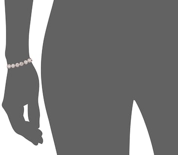Foto 4 | Foto 4 | Pulsera De Tenis Swarovski Una Angelic Con Cristales De Oro Rosa - Venta Internacional.