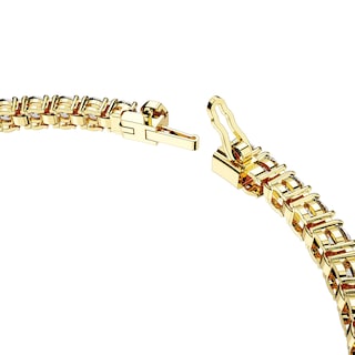 Foto 3 | Foto 3 | Pulsera De Tenis Swarovski Matrix Con Piedras Transparentes En Tono Dorado - Venta Internacional.