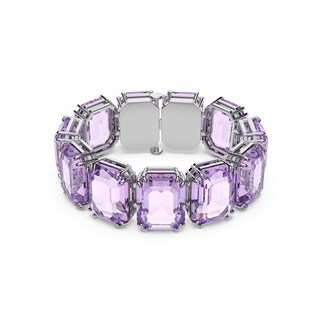 Foto 1 | Foto 1 | Pulsera Swarovski Millenia De Talla Octagonal Chapada En Rodio Morado - Venta Internacional.