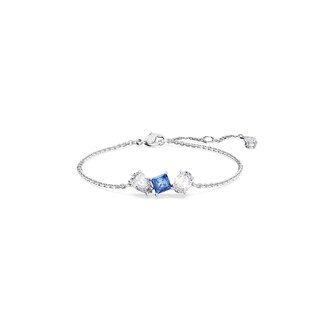 Foto 1 | Foto 1 | Pulsera Swarovski Mesmera Con Piedras Azules Y Transparentes Rodio - Venta Internacional.
