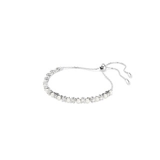 Foto 2 | Foto 2 | Pulsera Swarovski Matrix Crystal Pearl Con Acabado En Rodio - Venta Internacional.