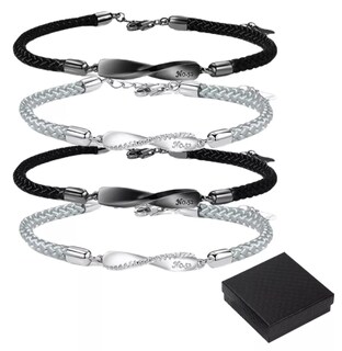 Foto 1 | Foto 1 | Pulsera De Pareja Infinity Set 4 Pzs