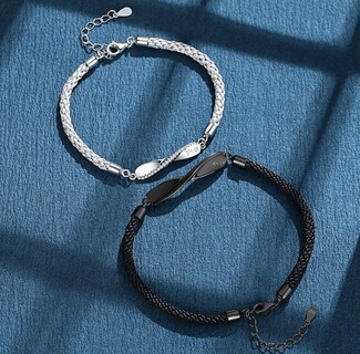 Foto 6 | Foto 6 | Pulsera De Pareja Infinity Set 4 Pzs