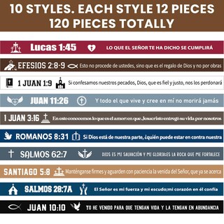 Foto 2 | Foto 2 | Pulseras de Goma Skylety con Versículos Bíblicos en Español - Venta Internacional