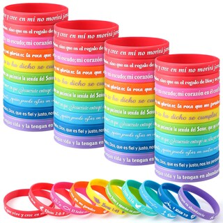 Foto 1 | Foto 1 | Pulseras Skylety Spanish Christian 60 Unidades Versículo Bíblico - Venta Internacional