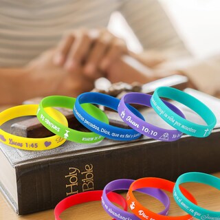 Foto 4 | Foto 4 | Pulseras Skylety Spanish Christian 60 Unidades Versículo Bíblico - Venta Internacional