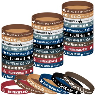 Foto 1 | Foto 1 | Pulseras Skylety Spanish Christian 60 Unidades - Venta Internacional
