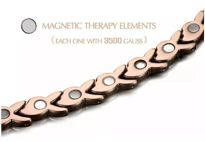 Foto 3 | Foto 3 | Pulsera Xtellar De Cobre Puro Mujer Terapia Magnético Para Artritis