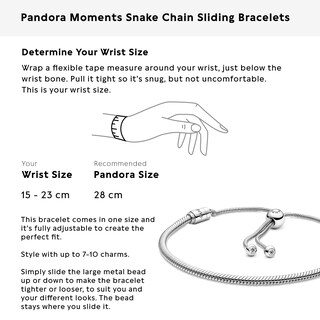 Foto 4 | Foto 4 | Pulsera Con Dijes Pandora Moments Snake Chain Slider Para Mujer - Venta Internacional.