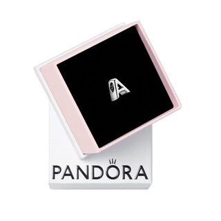 Foto 1 | Foto 1 | Abalorio Pandora Con La Letra A Del Alfabeto En Plata De Ley - Venta Internacional.