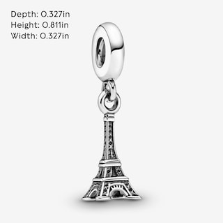 Foto 6 | Foto 6 | Colgante Con Forma De Torre Eiffel De París Con Colgante Pandora, Plata De Ley - Venta Internacional.