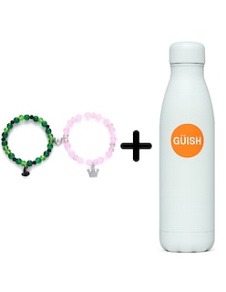 Foto 1 | Foto 1 | 2 Pulseras Pareja O Amistad + Gratis Termo Güish De Regalo
