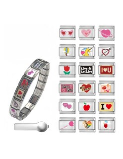 Foto 3 | Foto 3 | Pulsera Italian Charm Rosa + Gratis Termo Güish De Regalo