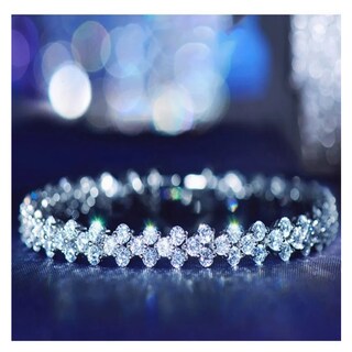 Foto 3 | Foto 3 | Pulsera De Cristal Para Mujer Plata Blanca Y Oro Rosa Belug, 2 Pzs