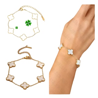 Foto 4 | Foto 4 | 2 Xtellar Pulsera Trébol Cuatro Acero Inoxidable Regalo Novia Mujer