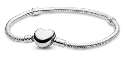 Foto 1 | Foto 1 | Pulsera Plata Corazón Para Charms Cadena Serpiente Broche