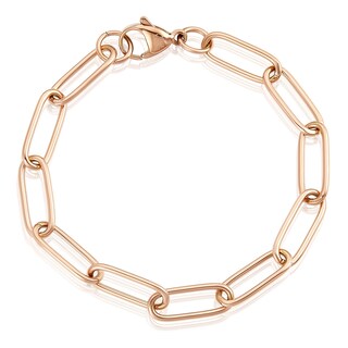 Foto 1 | Foto 1 | Pulsera West Coast Jewelry En Oro Rosa Y Acero Inoxidable De 7 Mm - Venta Internacional.