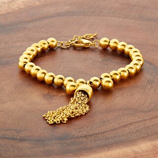 Foto 4 | Foto 4 | Pulsera West Coast Jewelry Con Borlas De Acero Inoxidable - Venta Internacional.