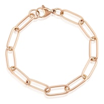 Pulsera West Coast Jewelry De Acero Inoxidable Chapado En Oro Rosa - Venta Internacional.