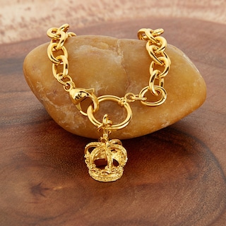 Foto 4 | Foto 4 | Pulsera West Coast Jewelry De Acero Inoxidable Chapada En Oro Para Mujer - Venta Internacional.