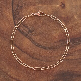 Foto 6 | Foto 6 | Pulsera West Coast Jewelry De Acero Inoxidable Chapado En Oro Rosa - Venta Internacional.