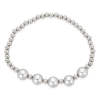 Foto 2 | Foto 2 | Pulsera West Coast Jewelry Elya Crystal Pearl De Acero Inoxidable - Venta Internacional.