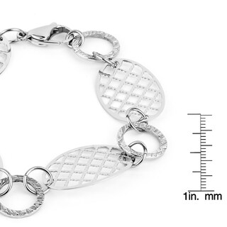 Foto 3 | Foto 3 | Brazalete West Coast Jewelry Con Discos Recortados De Acero Inoxidable - Venta Internacional.