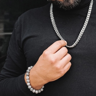 Foto 4 | Foto 4 | Pulsera West Coast Jewelry Crisol, Jaspe Pulido Y Ónix - Venta Internacional.