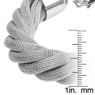 Foto 3 | Foto 3 | Pulsera West Coast Jewelry De Acero Inoxidable Con Malla Retorcida - Venta Internacional.