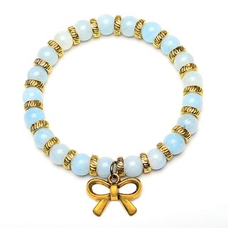 Foto 2 | Foto 2 | Brazalete West Coast Jewelry Con Forma De Pajarita, Color Azul Claro - Venta Internacional.