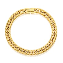 Pulsera West Coast Jewelry Crucible Chapada En Oro Pulido - Venta Internacional.
