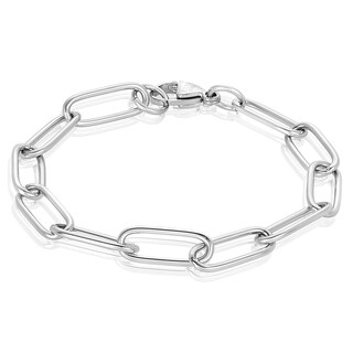Foto 3 | Foto 3 | Pulsera West Coast Jewelry De Acero Inoxidable Con Clip, 7.5 Pulgadas - Venta Internacional.