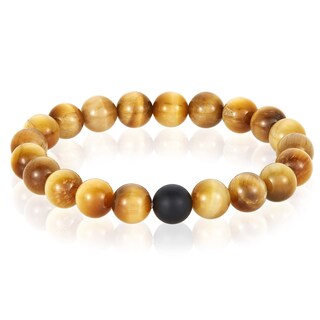 Foto 1 | Foto 1 | Pulsera West Coast Jewelry Crucible Con Piedra Dorada De Ojo De Tigre - Venta Internacional.