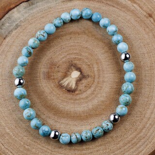 Foto 4 | Foto 4 | Pulsera West Coast Jewelry Con Cuentas De Acero Turquesa Claro - Venta Internacional.