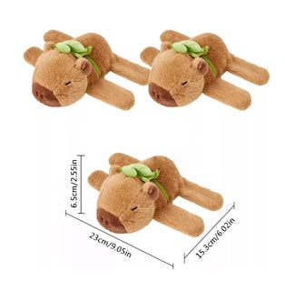 Foto 4 | Foto 4 | 3pz Peluche Capibara Pulseras Belug, Cafe