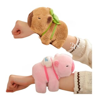 Foto 2 | Foto 2 | 2pz Capibaras Peluche Lab.g, Rosa Cafe