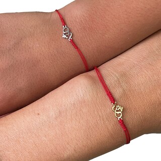Foto 7 | Foto 7 | Pulsera Roja Vangania Om Oro Regalo Joyería Unisex