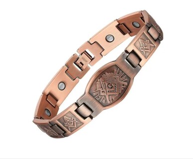 Foto 1 | Foto 1 | Pulsera De Terapia De Cobre Puro Magnético De Neodimio